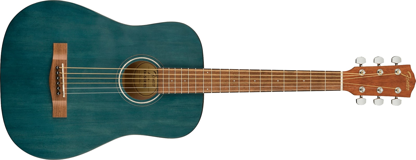 Fender FA-15 3/4 Scale Steel with Gig Bag, Walnut Fingerboard, Blue