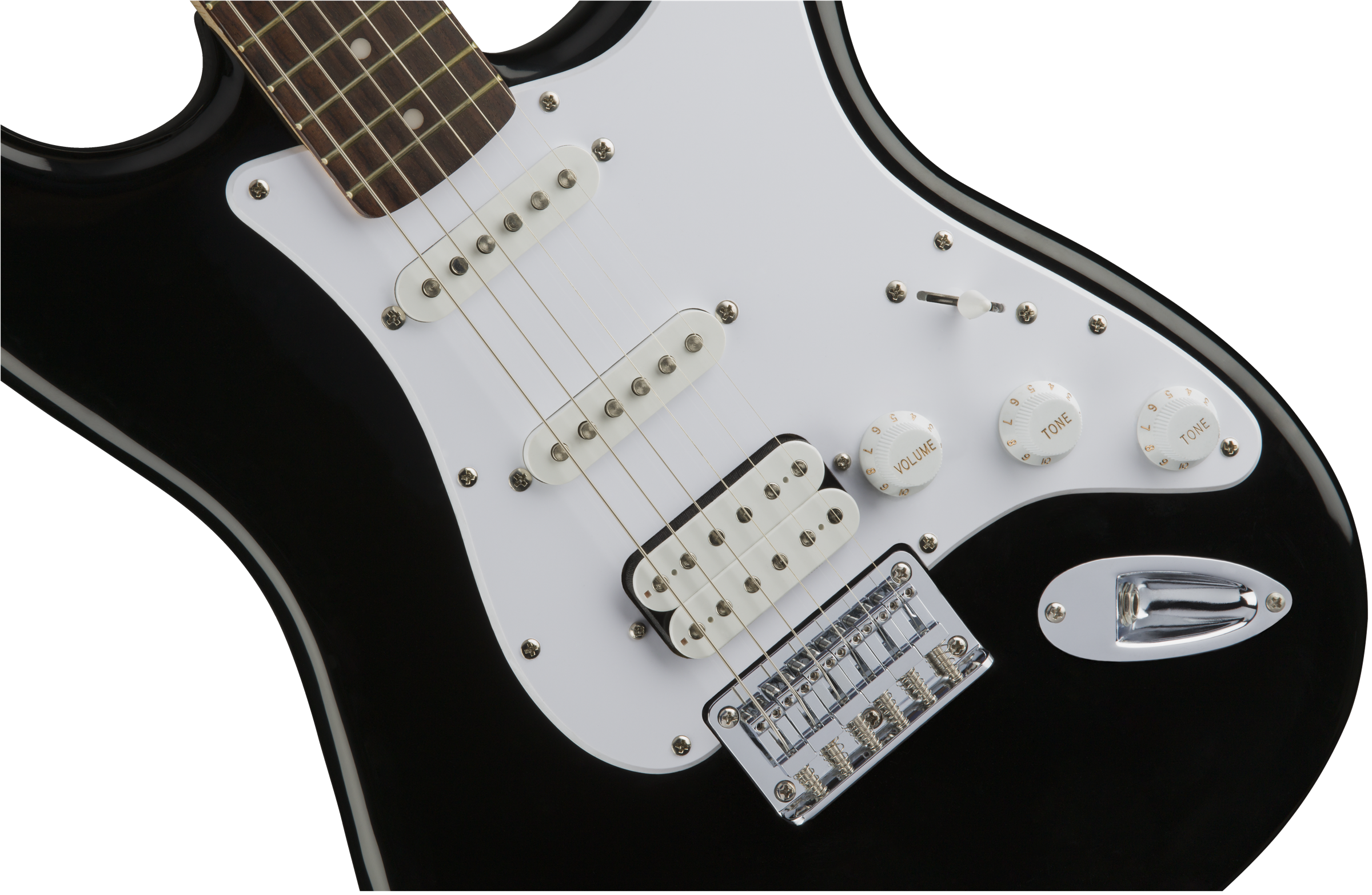 Fender Squier Bullet® Stratocaster® HT HSS, Laurel Fingerboard, Black