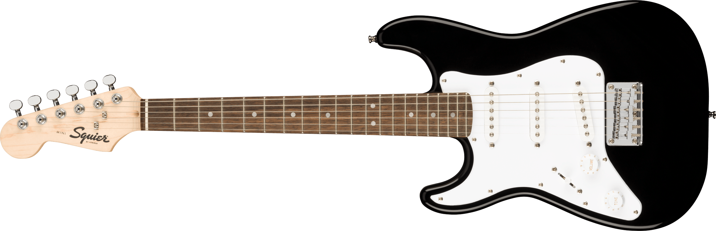 Fender Squier Mini Stratocaster Left-Handed, Laurel Fingerboard, Black