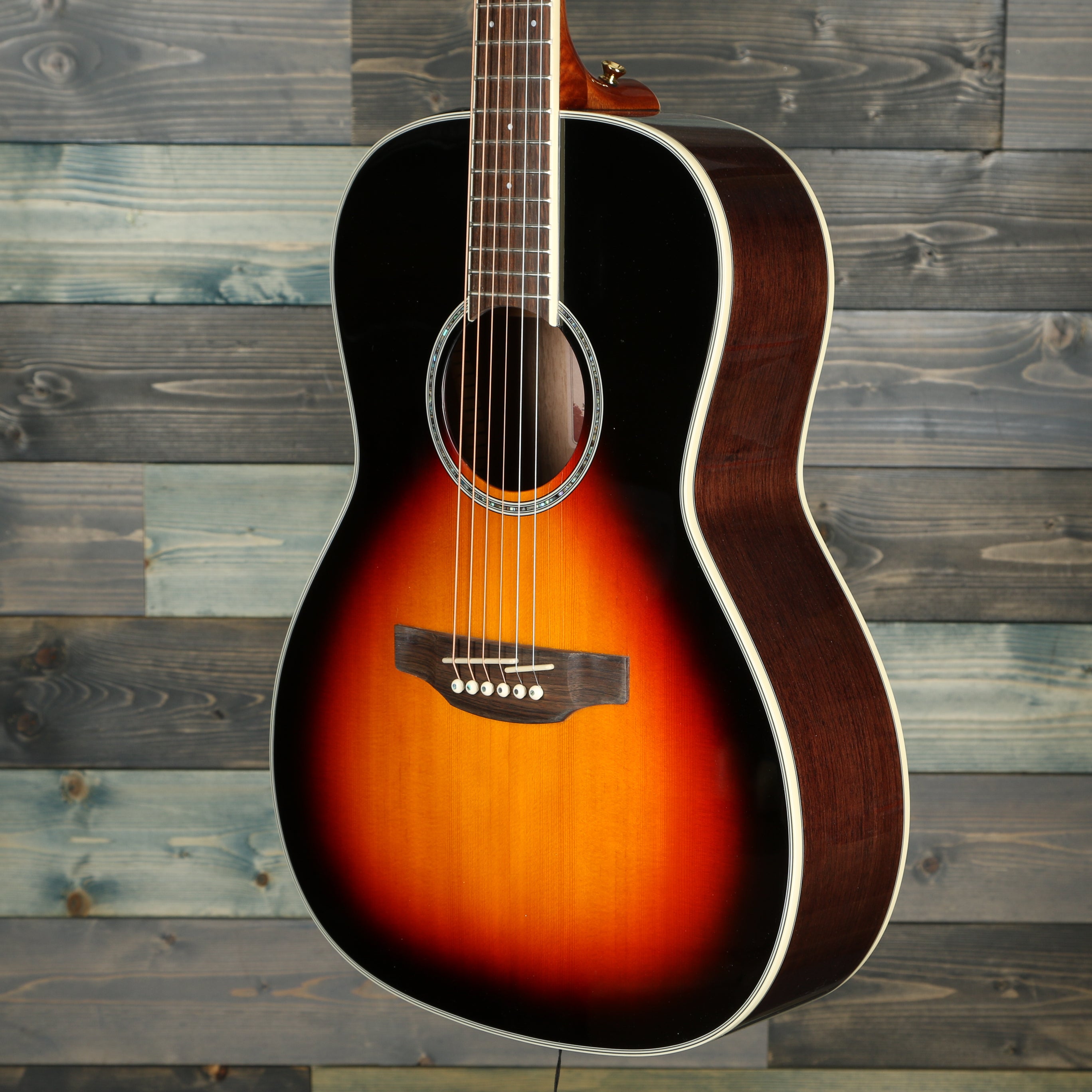 Takamine GY51E-BSB New Yorker A/E Guitar - Brown Sunburst