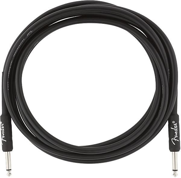 Fender Professional Series Instrument Cable, Straight/Straight, 10', Black