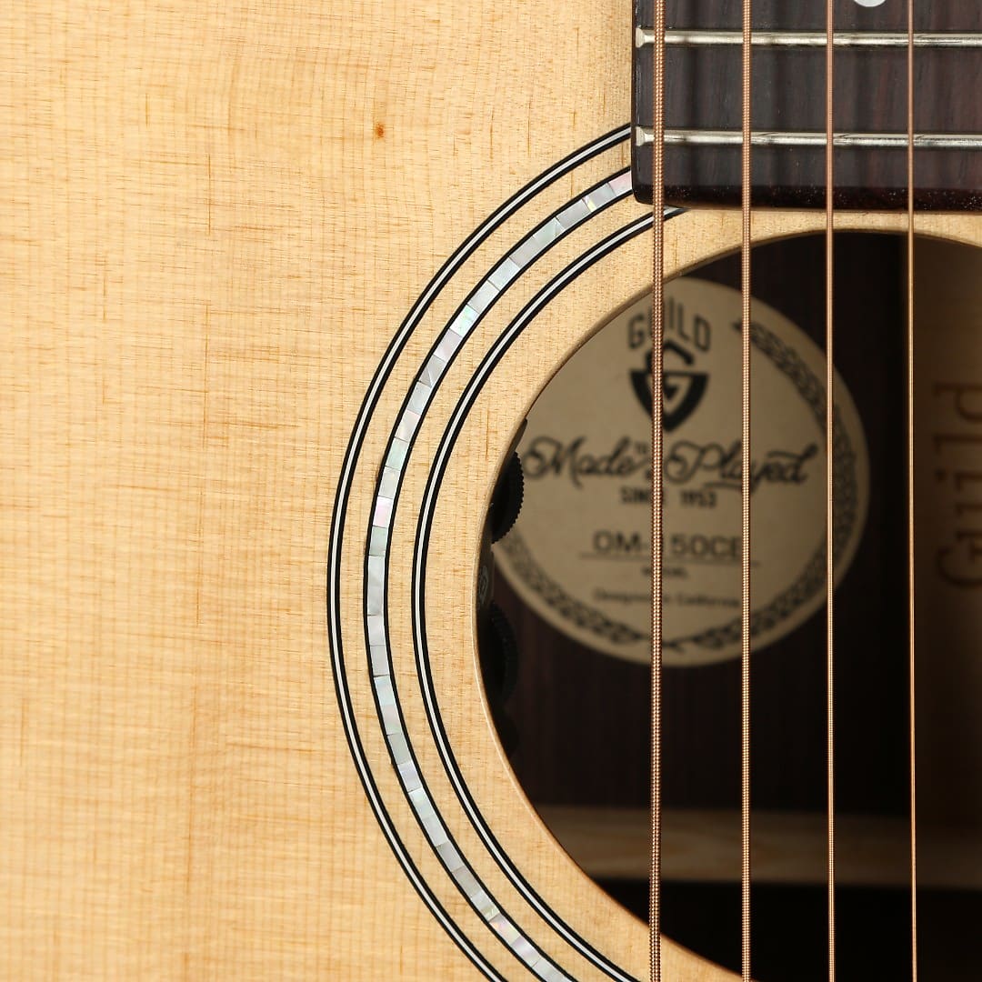 Guild OM-150CE Acoustic Guitar - Natural Gloss