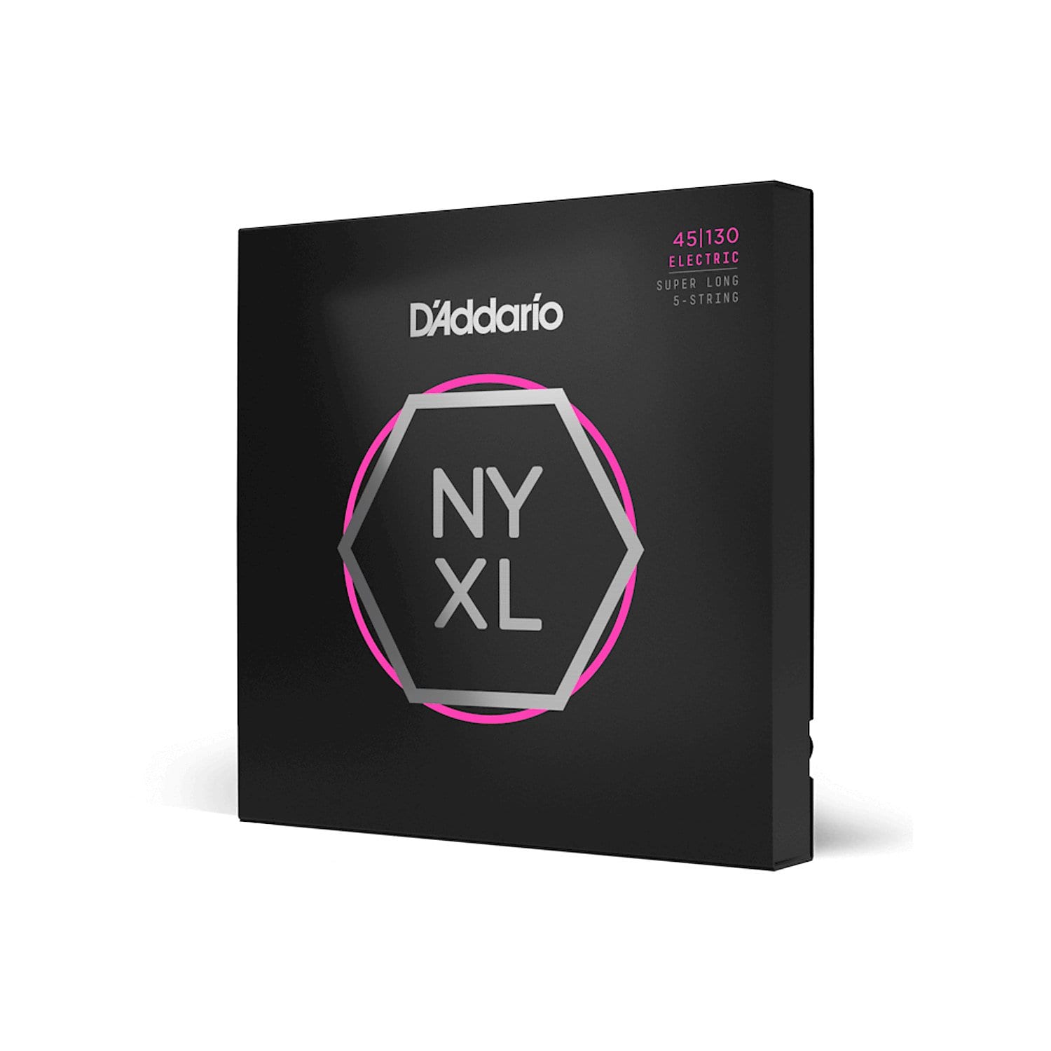 D'Addario NYXL45130SL Nickel Wnd Bass Strings, Reg. Light 5-Str, Sup. Long Scale