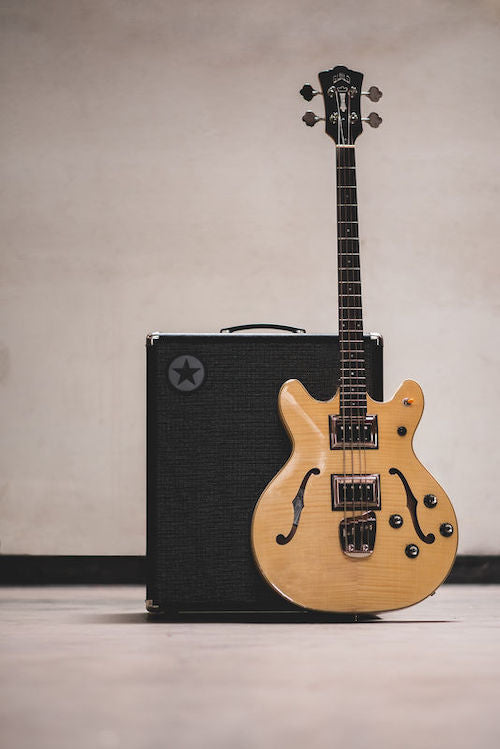 Guild Starfire Bass II Flamed Maple Guitar - Natural