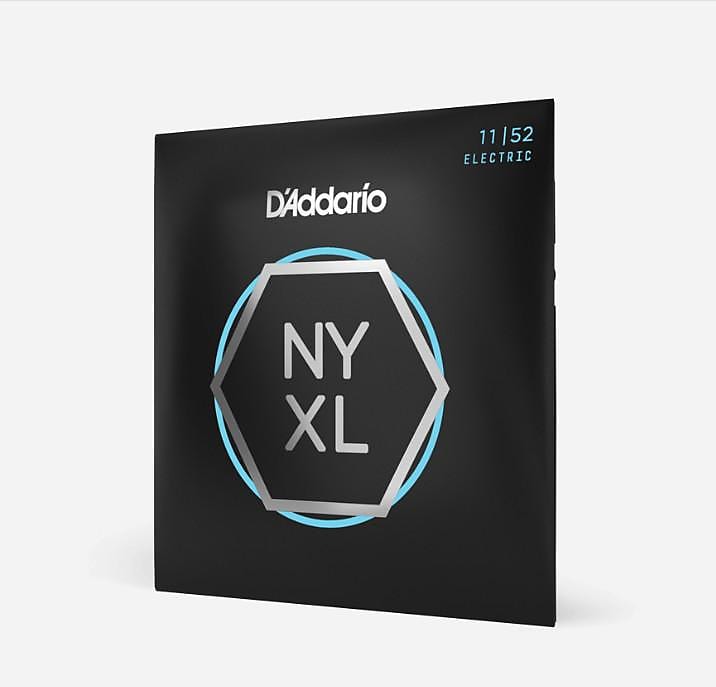 D'Addario NYXL 1152 Nickel Wound, Medium Top / Heavy Bottom, 11-52