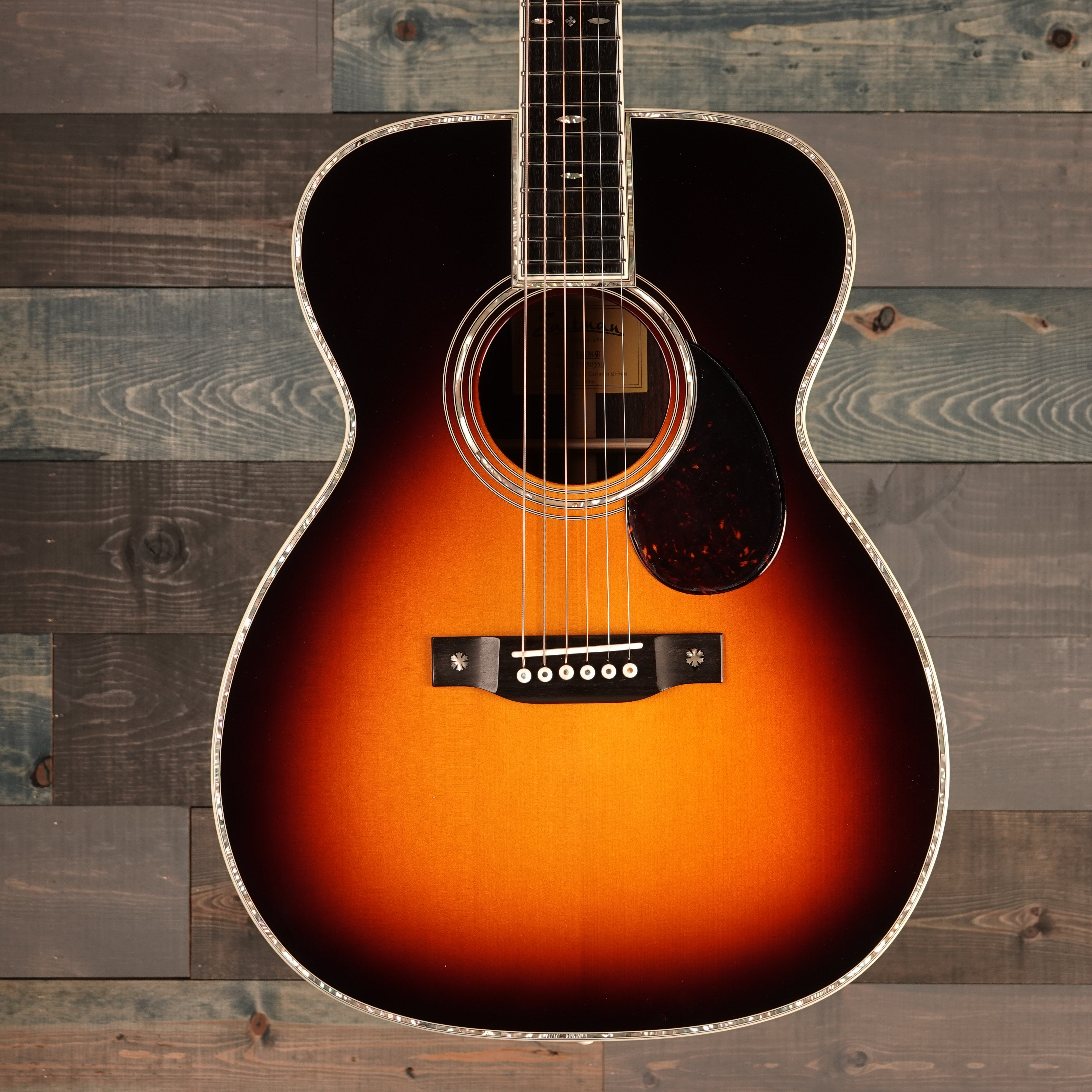 Eastman Guitars E40OM-SB Sunburst Solid Rosewood Acoustic Guitar