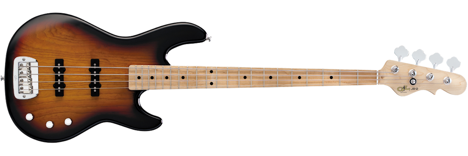 G&L Tribute JB-2 Jazz Bass - 3-Tone Sunburst