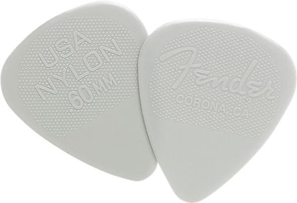 Fender Fender Nylon Pick .60 12 Pack - White