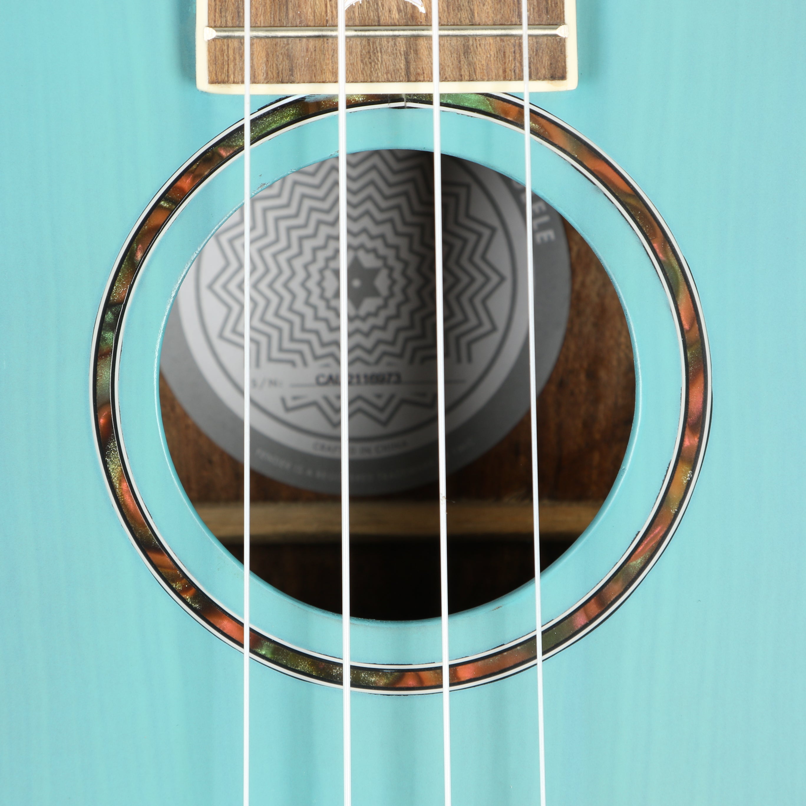 Fender Dani Harrison Uke, Walnut Fingerboard, Turquoise