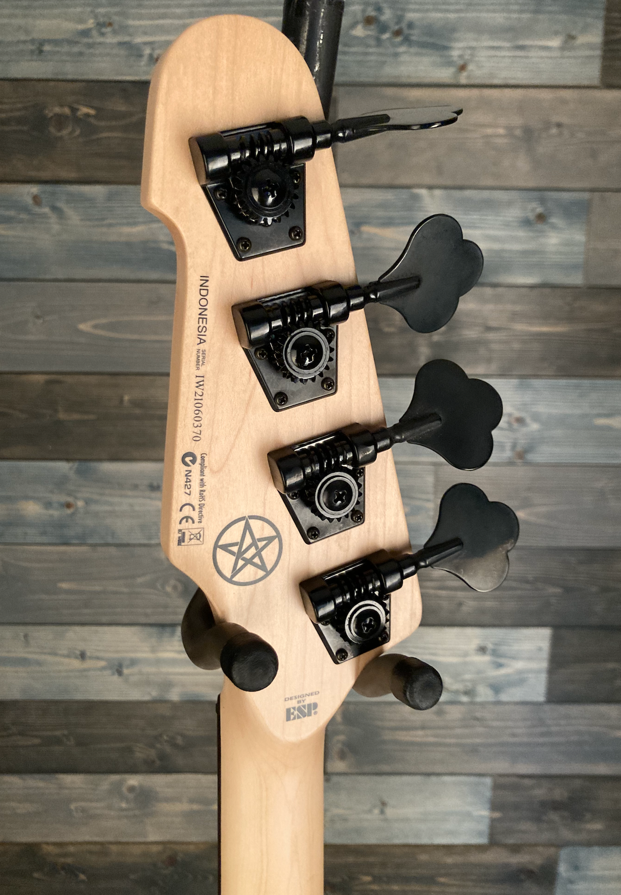 ESP LTD FBJ-400 Bass Guitar - Black Satin