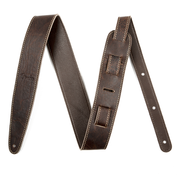 Fender Artisan Crafted Leather Strap, 2'' Brown