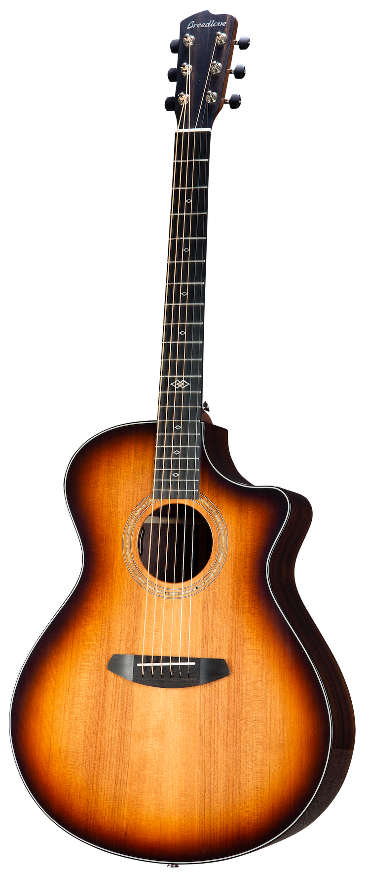 Breedlove Premier Concert Burnt Amber CE Adirondack-East Indian Rosewood