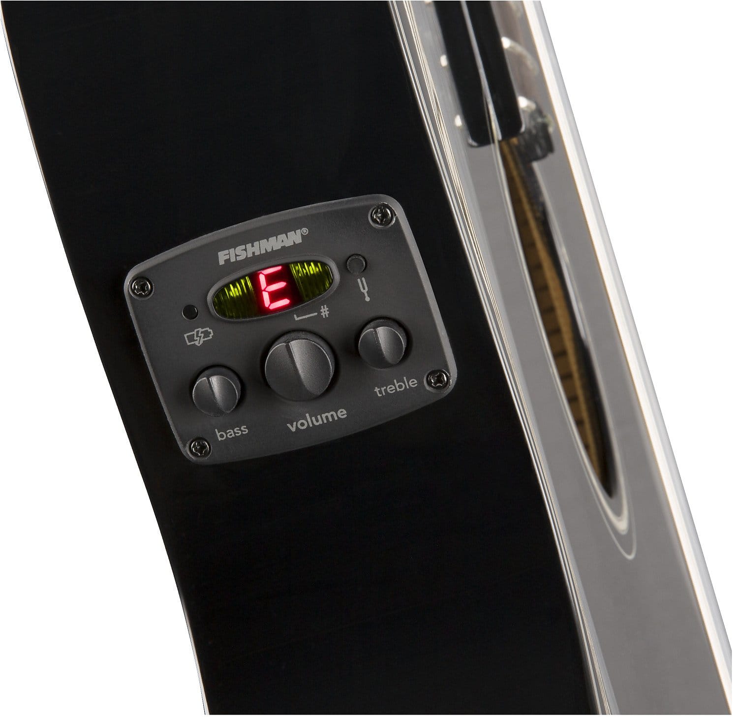 Fender CN-140SCE Nylon Thinline, Walnut Fingerboard, Black w/case