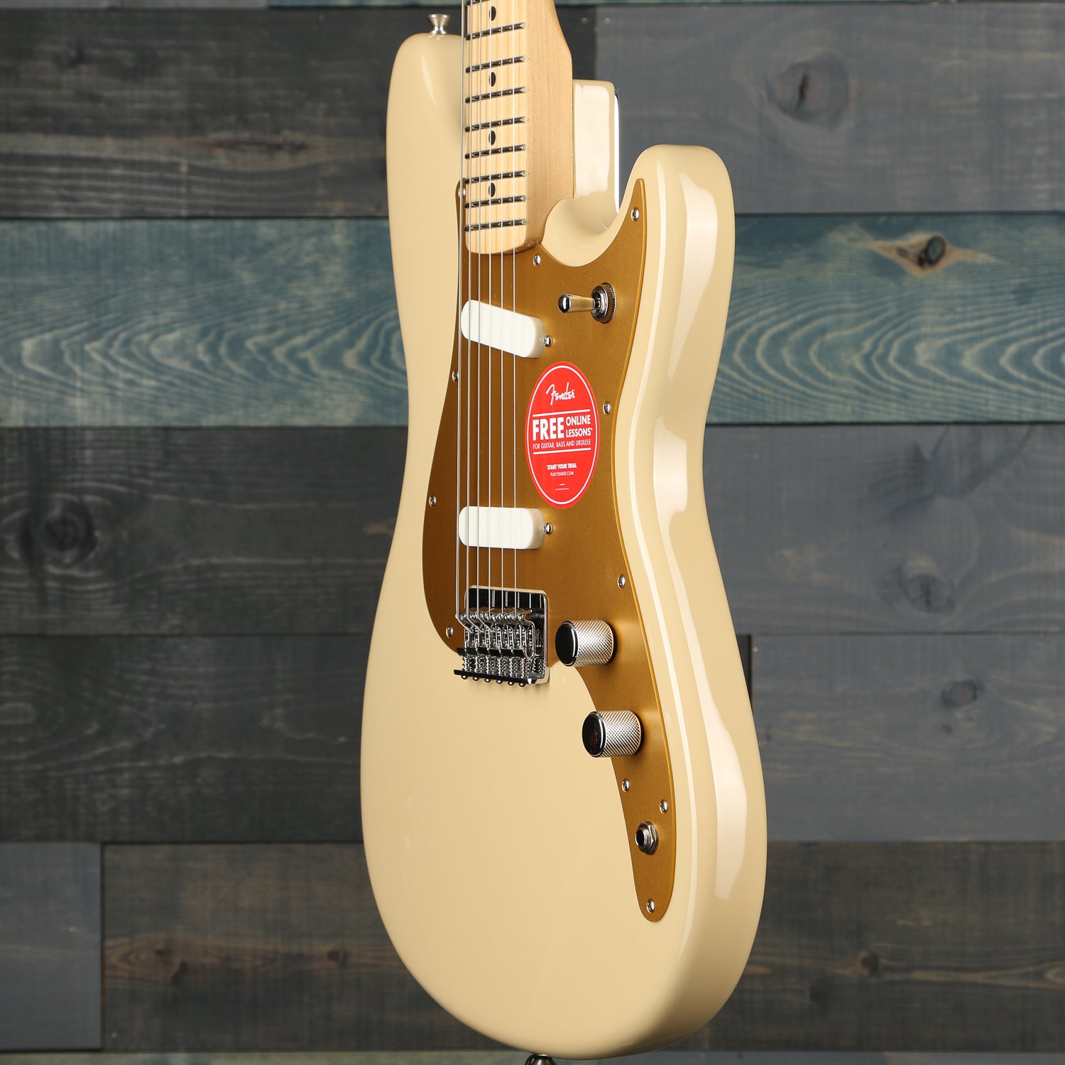 Fender Player Duo Sonic Maple Fingerboard, Desert Sand