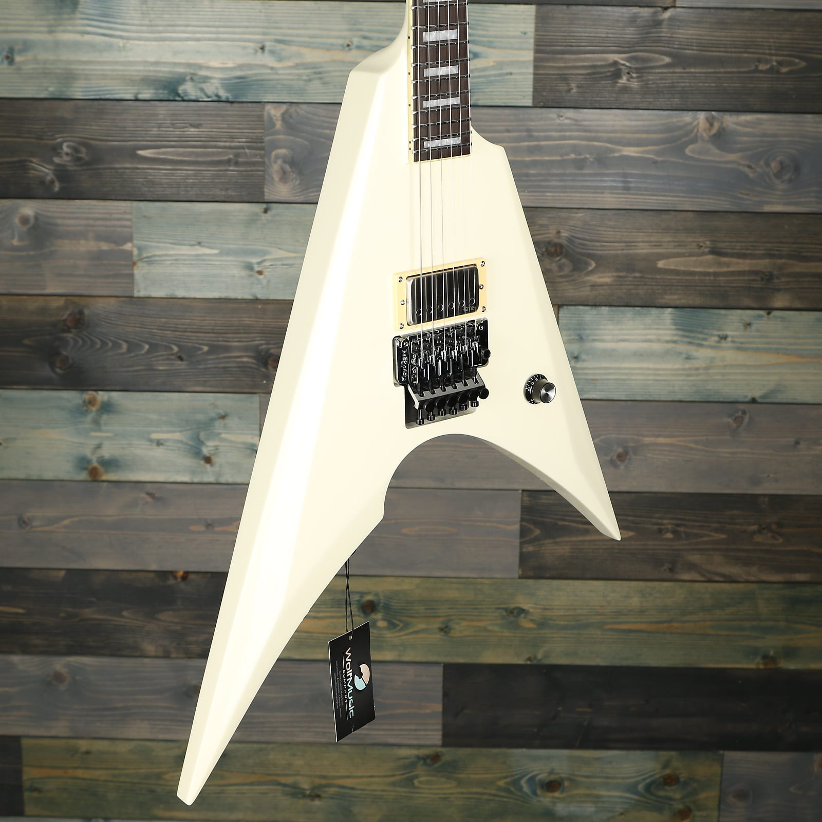 ESP LTD MSV-1 Mike Schleibaum Guitar - Olympic White