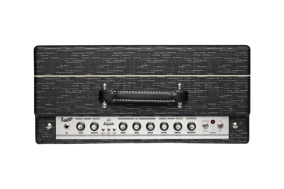 Supro 1932R Royale 112 50 Watt 1x12 Combo Amp - Black Scandia