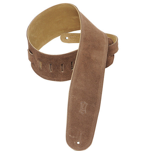 Levy's 3 1/2" Wide Brown Suede Bass Strap