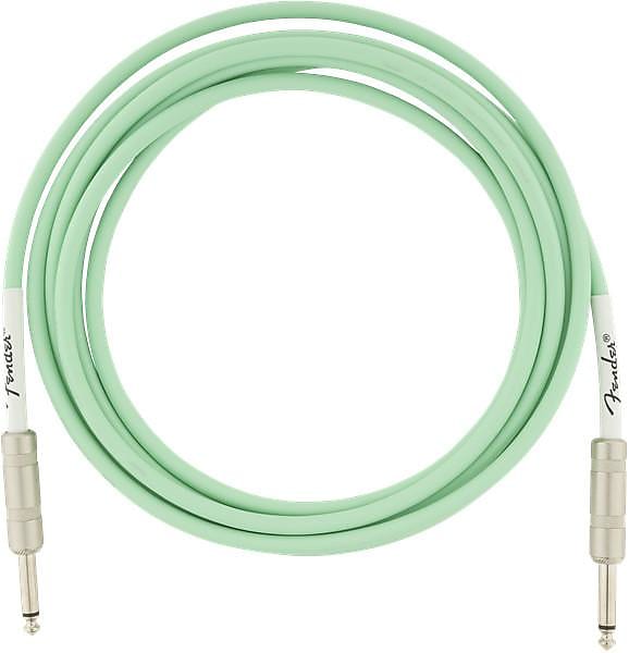 Fender Original Series Instrument Cable, 10', Surf Green