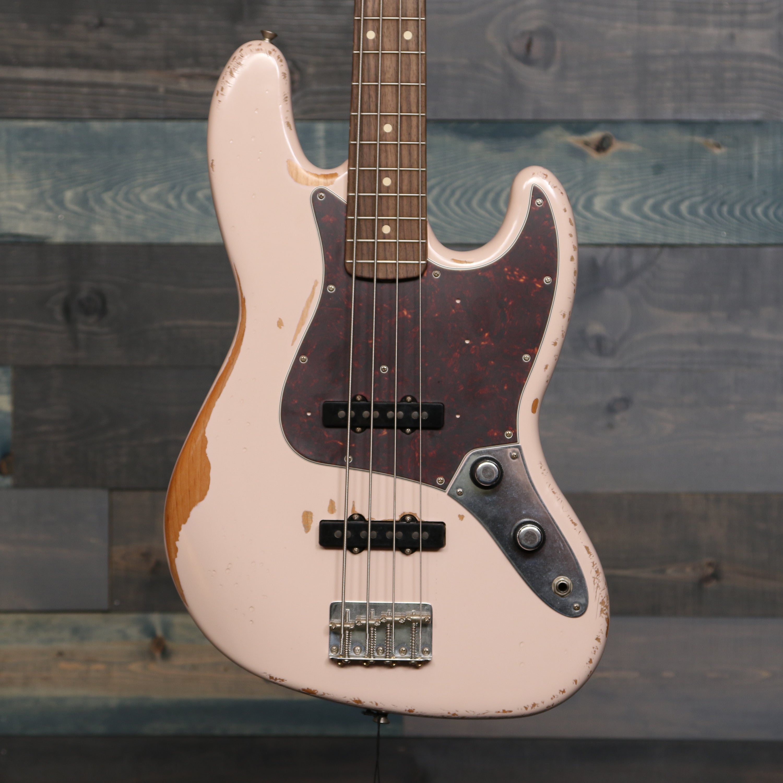 Fender Flea Jazz Bass, Rosewood Fingerboard, Roadworn Shell Pink