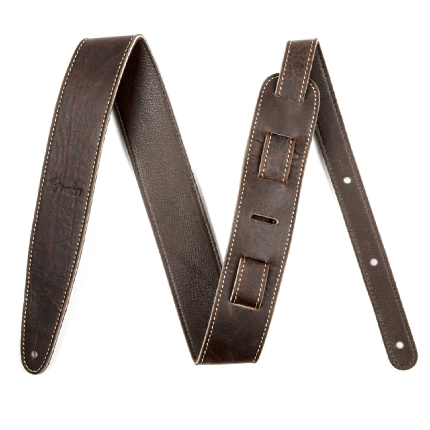Fender Artisan Crafted Leather Strap, 2'' Brown