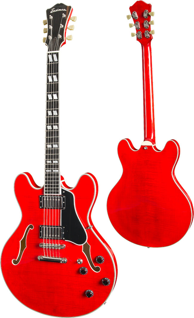 Eastman T486-RD Hollowbody Electric Guitar - Red