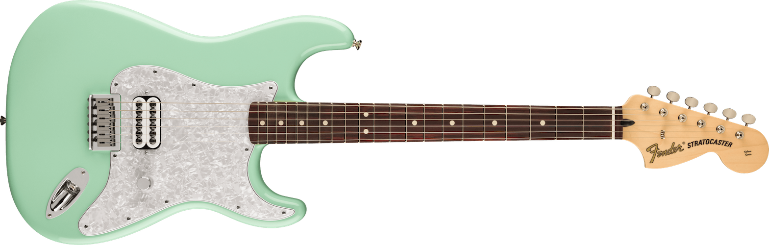 Fender Tom DeLonge Stratocaster, Rosewood FB, Surf Green