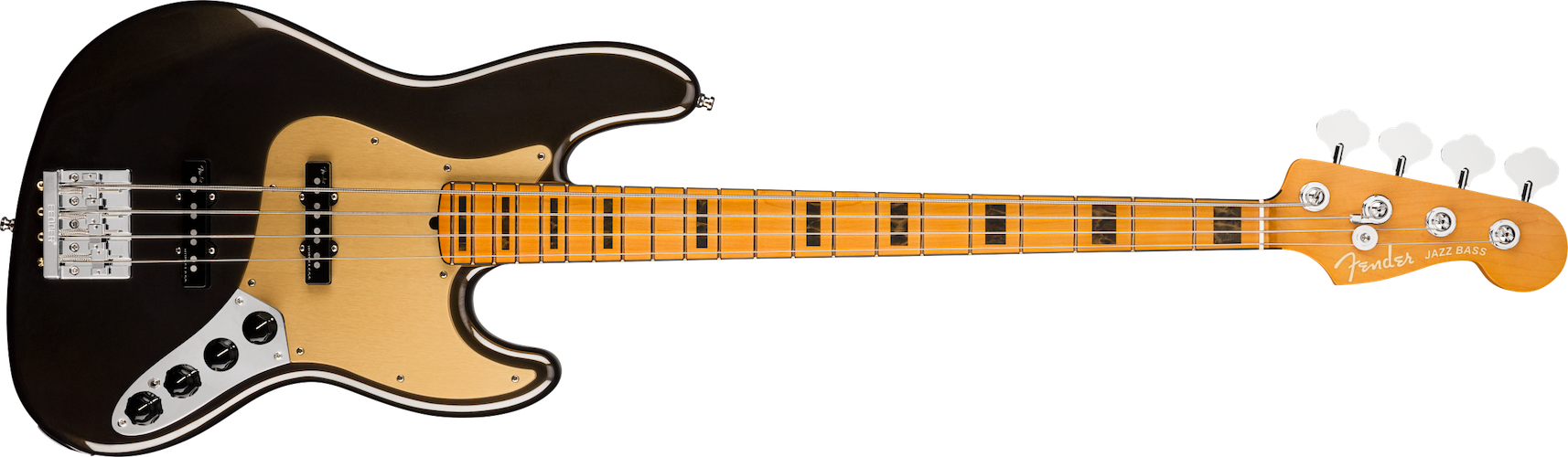 Fender American Ultra Jazz Bass, Maple Fingerboard, Texas Tea