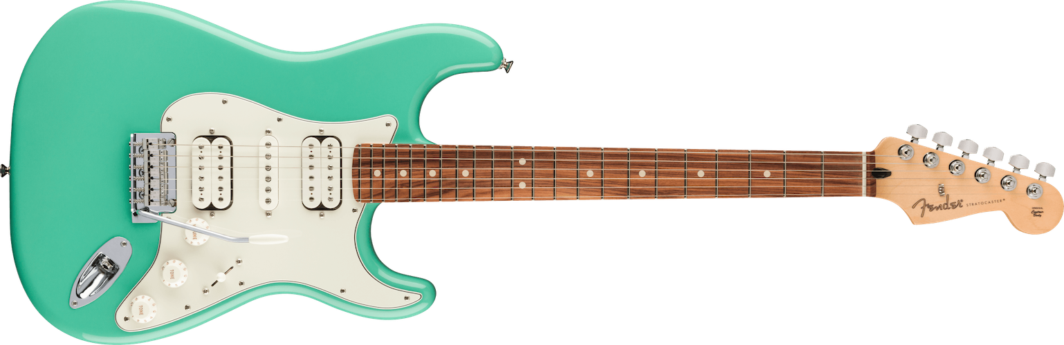Fender Player Stratocaster HSH, Pau Ferro Fingerboard, Sea Foam Green
