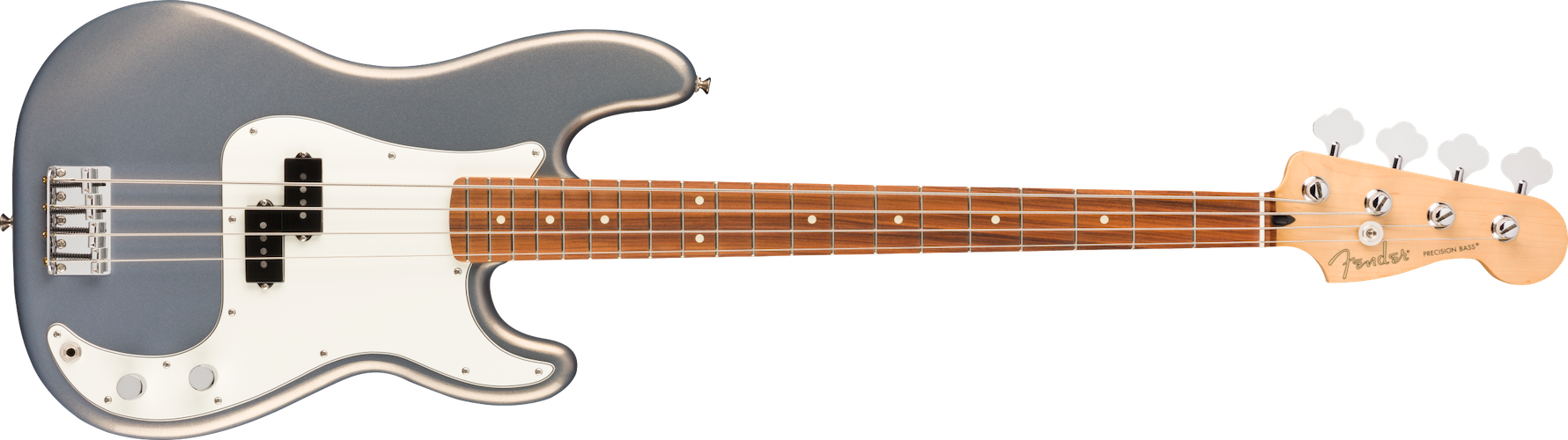 Fender Player Precision Bass, Pau Ferro Fingerboard, Silver