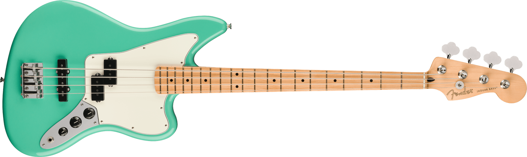 Fender Player Jaguar Bass, Maple Fingerboard, Sea Foam Green