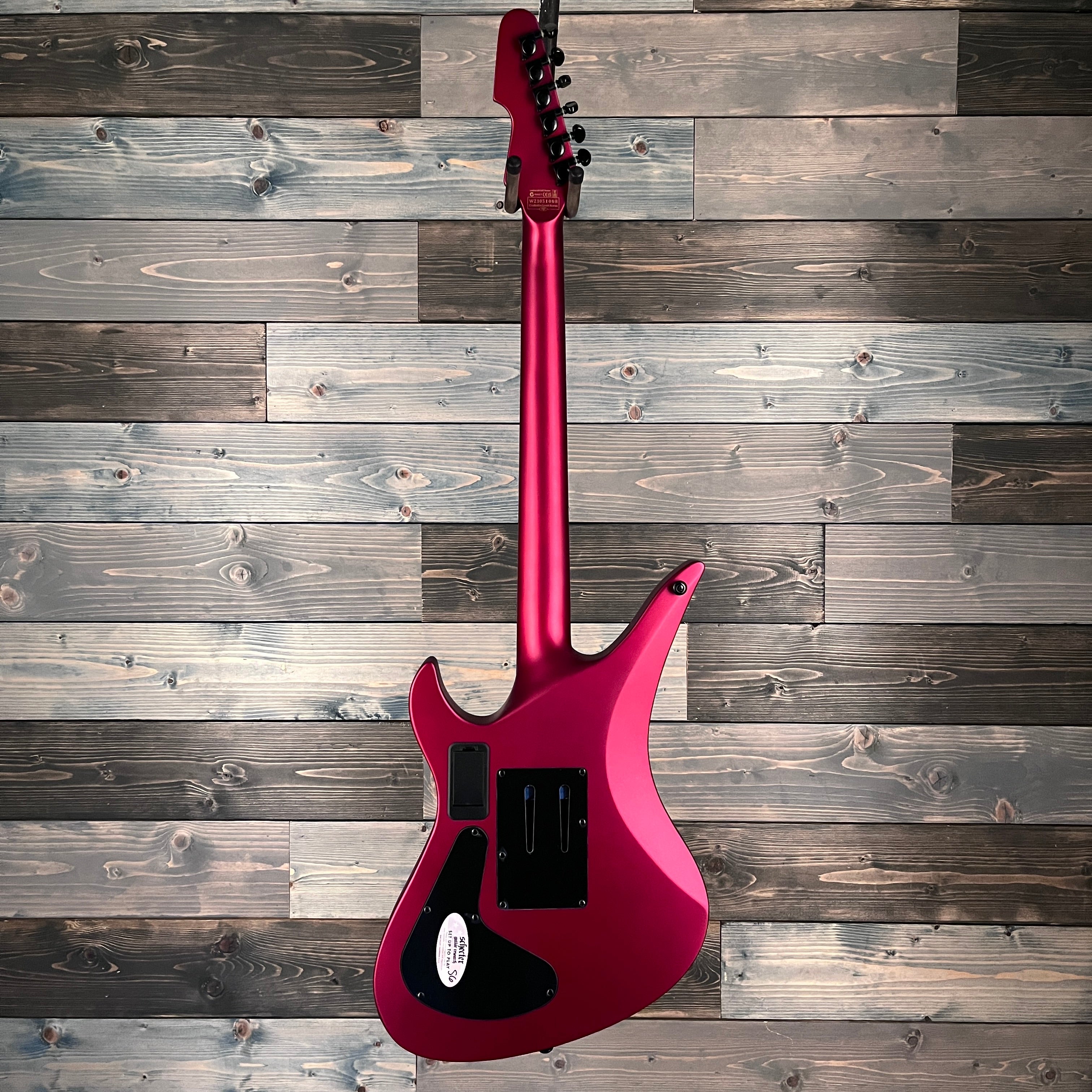 Schecter 579 Avenger Floyd Rose S Electric - Satin Candy Apple Red