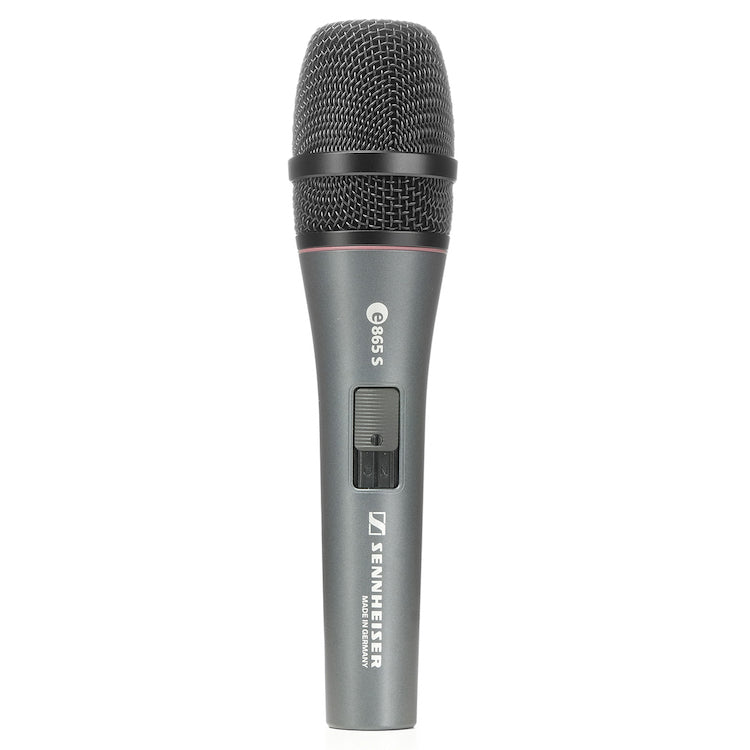 Sennheiser E 865 Handheld Mic (supercardioid, condenser) w/3-pin XLR-M (Includes MZQ 800 clip, carrying pouch)