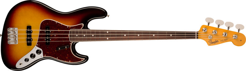 Fender American Vintage II 1966 Jazz Bass, Rosewood FB, 3-Color Sunburst