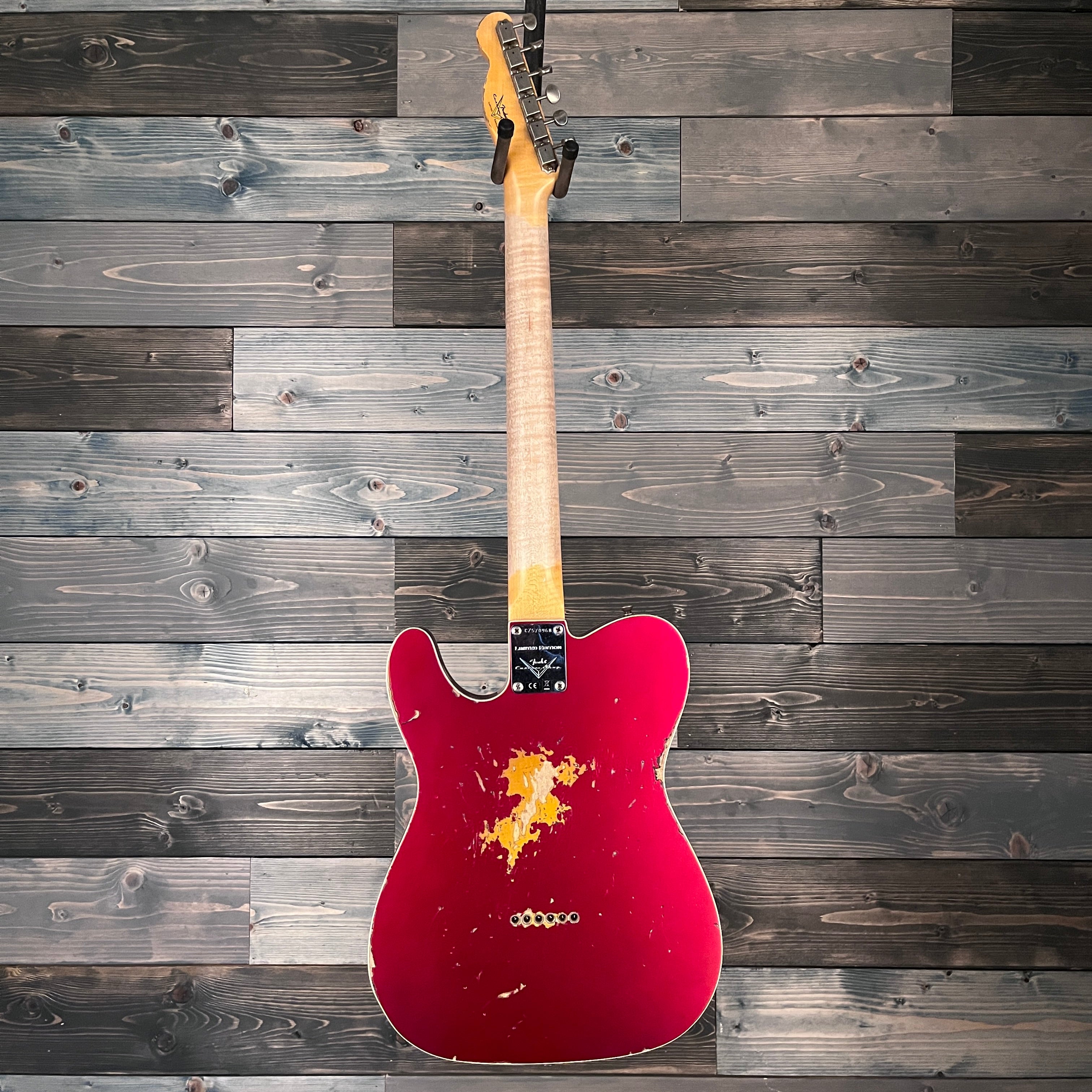 Fender Custom Shop Limited 1960 Telecaster Heavy Relic - Aged Candy Apple Red/3-Tone Sunburst