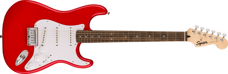 Fender Squier Sonic Stratocaster HT, Laurel Fingerboard, White Pickguard, Torino Red