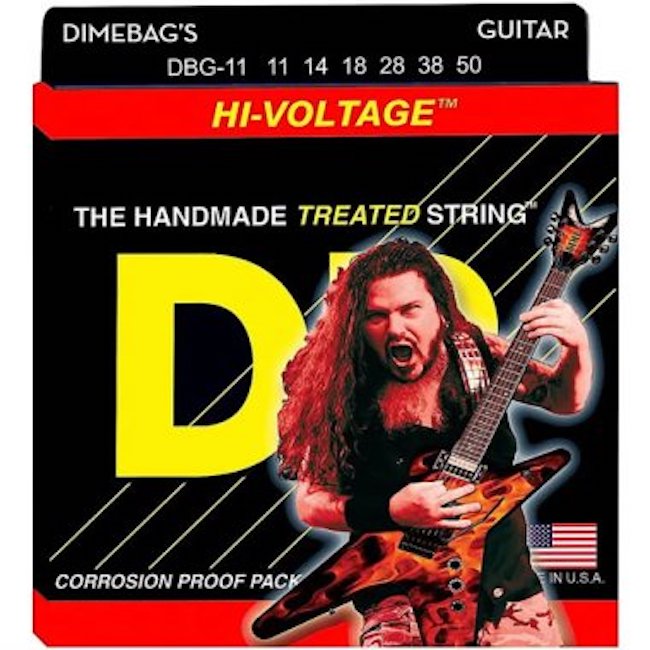 DR Strings HI-VOLTAGE DIMEBAG DARRELL - Nickel Electric Strings: Heavy 11-50