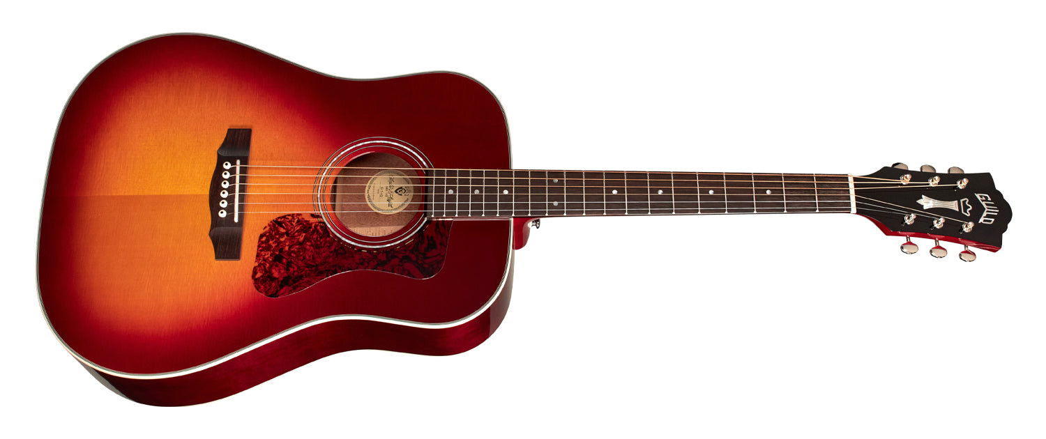 Guild D-140 Acoustic Guitar - Cherry Burst