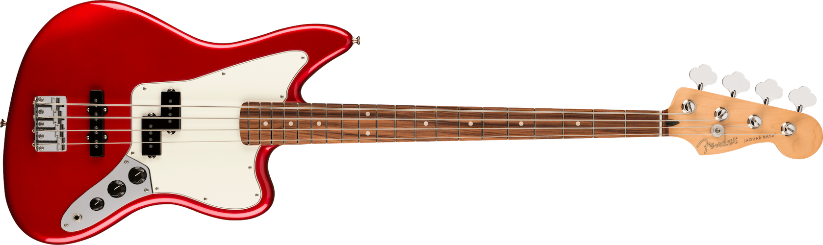 Fender Player Jaguar Bass, Pau Ferro Fingerboard, Candy Apple Red