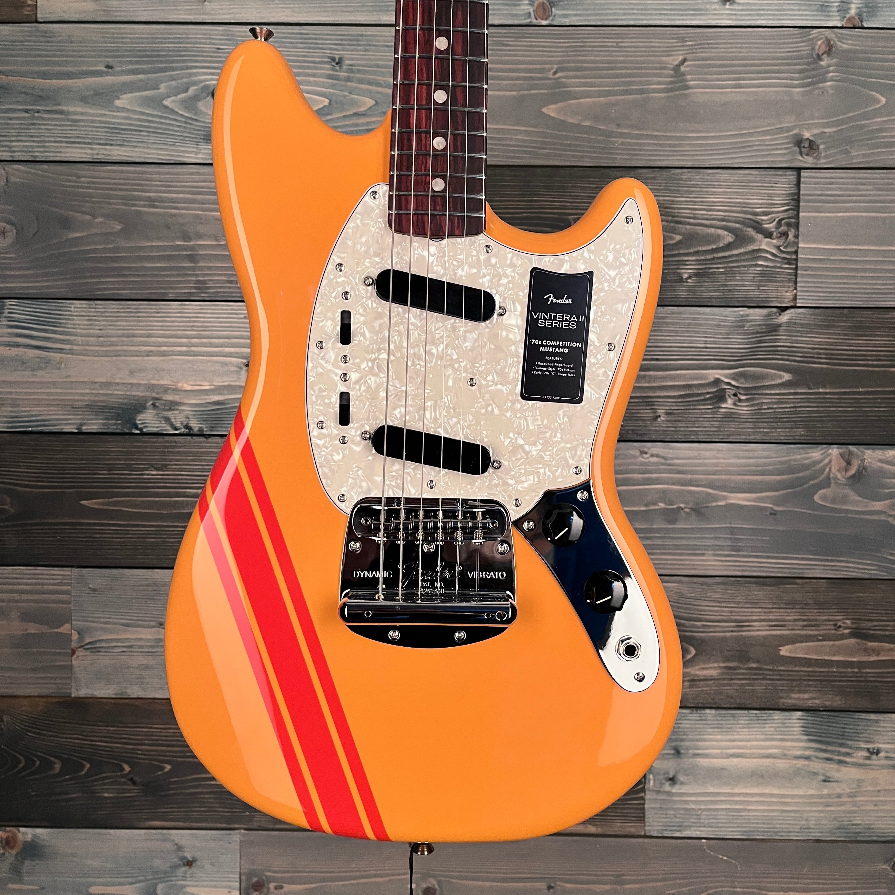 B STOCK Fender Vintera II '70s Competition Mustang, Competition Orange