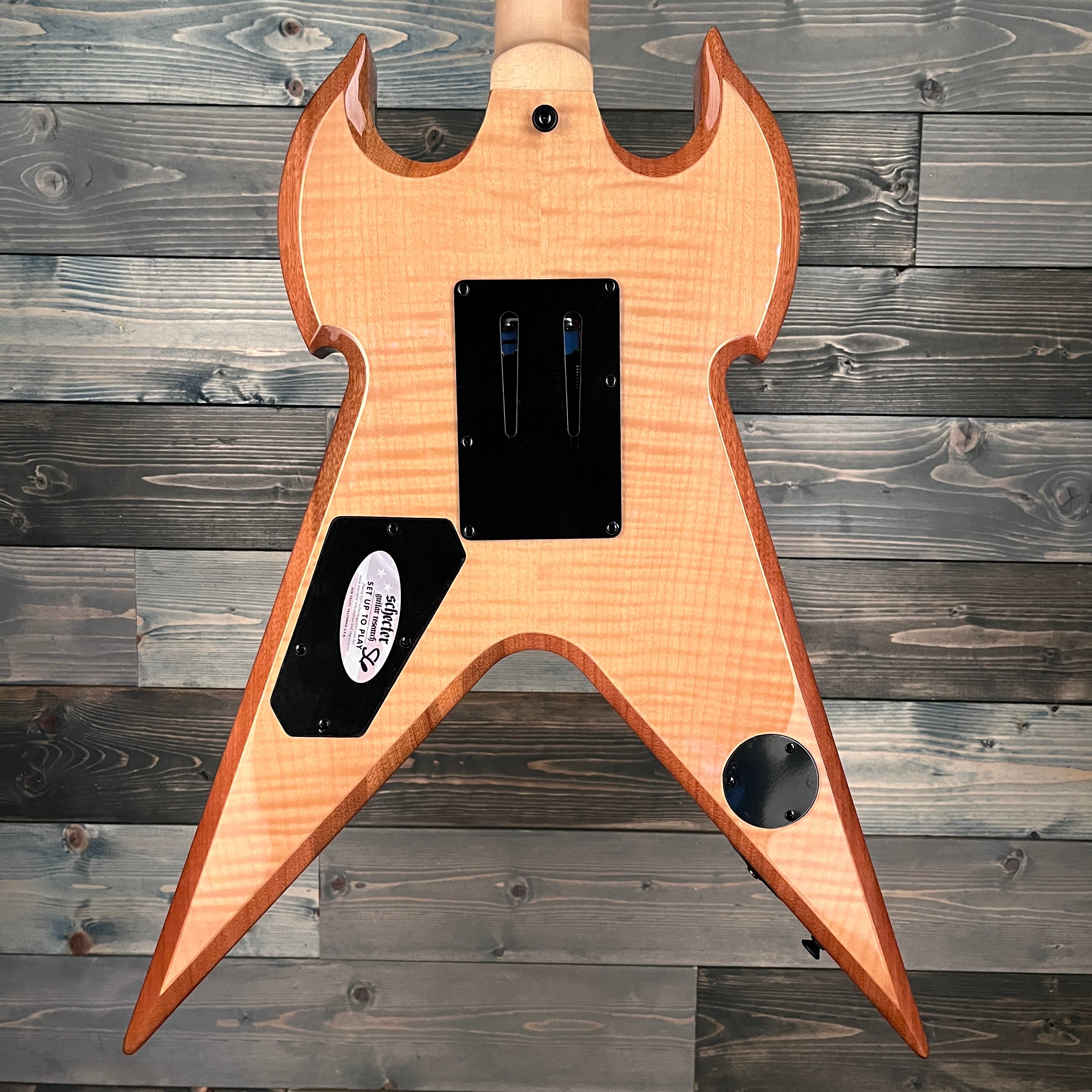 Wylde Audio Warhammer FR Norse Dragon Bullseye Raw Guitar