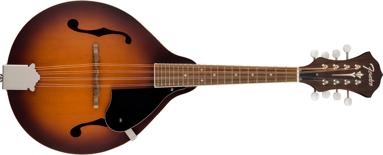 Fender PM-180E Mandolin, Walnut Fingerboard, Aged Cognac Burst