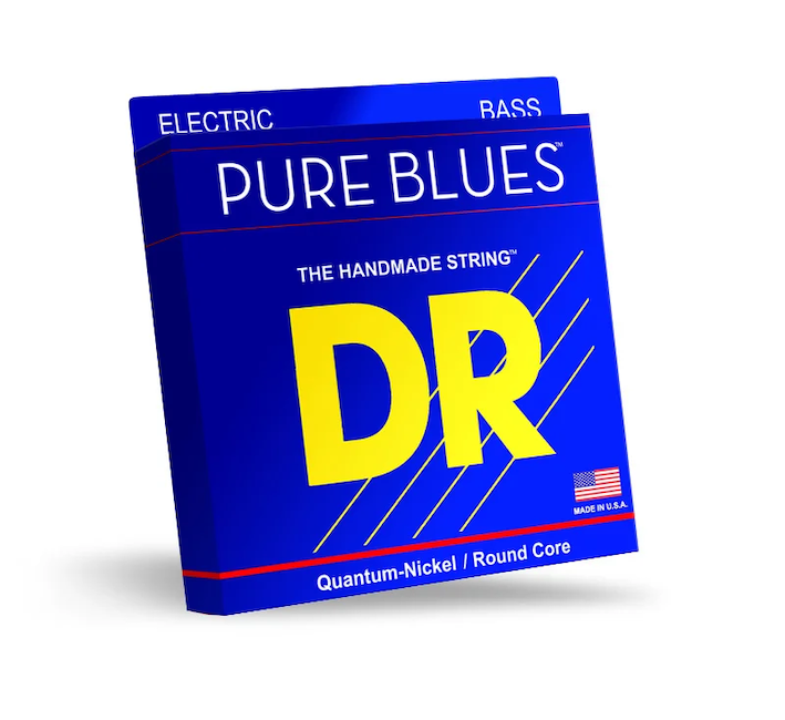 DR Strings PB-45 Pure Blues Medium Strings 45-105