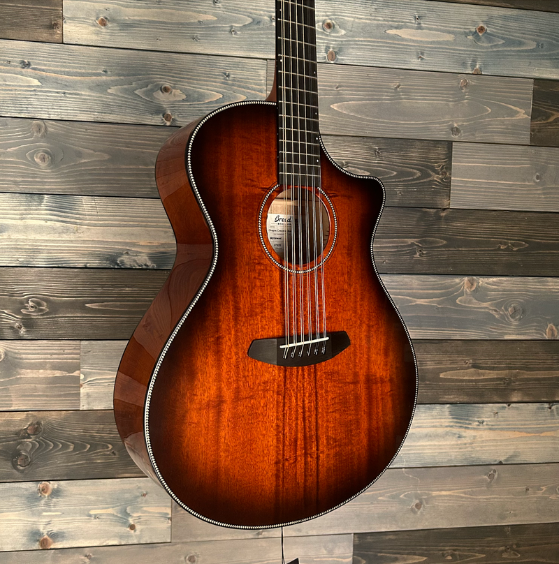 Breedlove Oregon Concerto Bourbon 12-String CE Myrtlewood-Myrtlewood