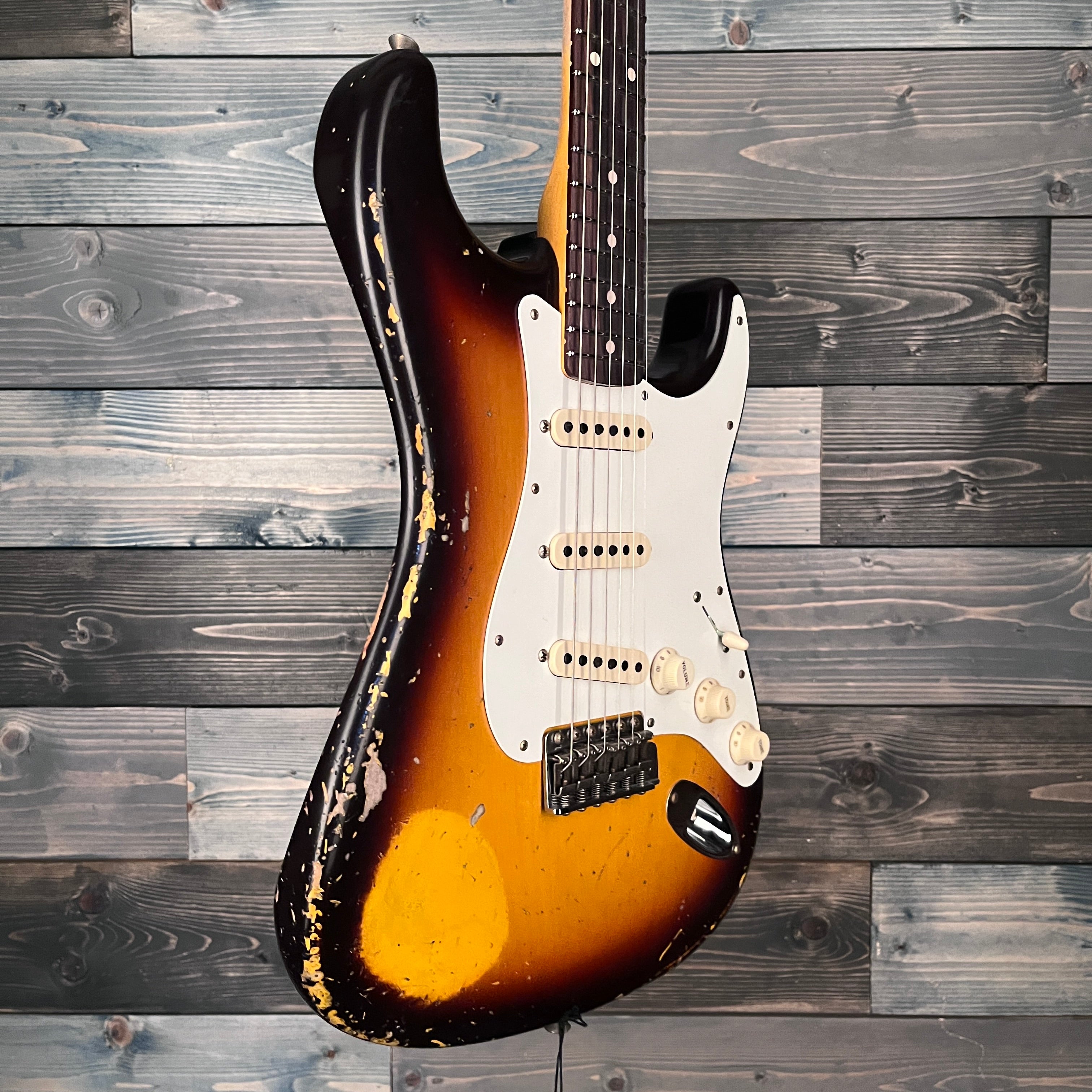 Fender Custom Shop 1959 Stratocaster Heavy Relic - Faded/Aged Chocolate 3-Tone Sunburst