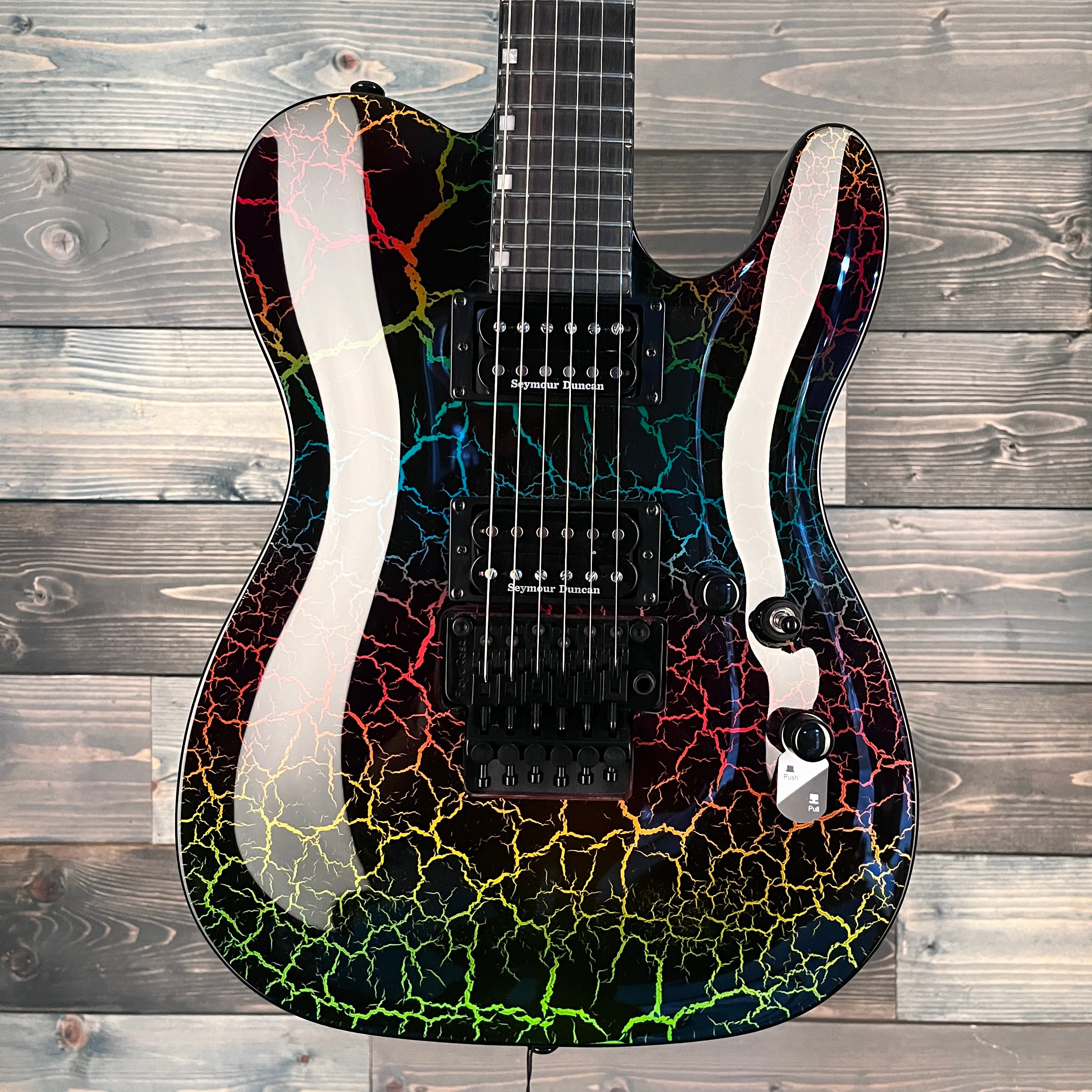 ESP LTD Eclipse '87 Electric - Rainbow Crackle