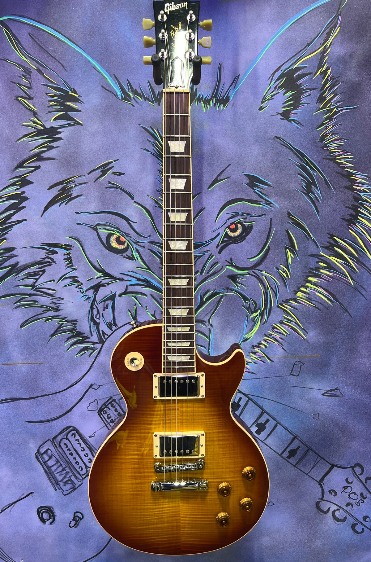 USED 2016 Gibson Les Paul Standard Plus top - Iced Tea Burst