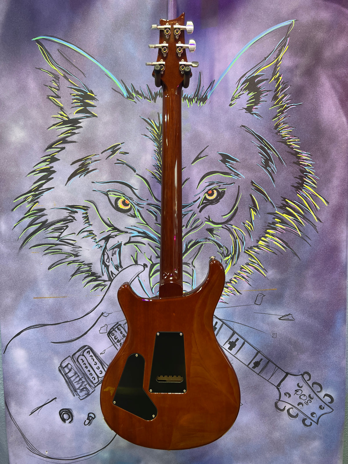 USED 2011 PRS Custom 24 10-Top – Black Gold Burst