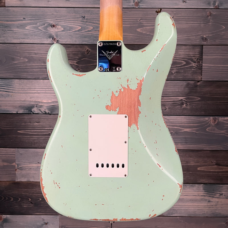 Fender Custom Shop 1959 Strat Heavy Relic - Faded Aged Surf Green