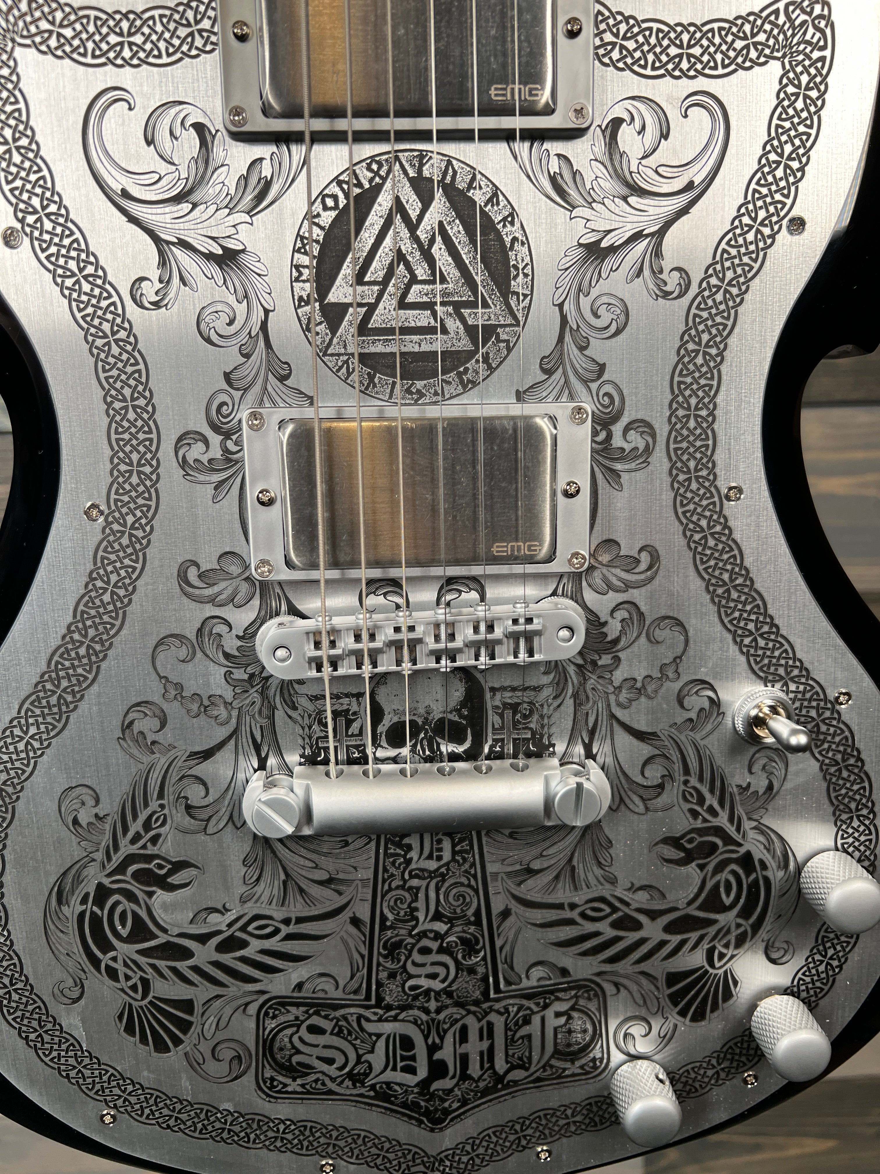 Wylde Audio 4552 IronWorks Barbarian Electric - Black Burst