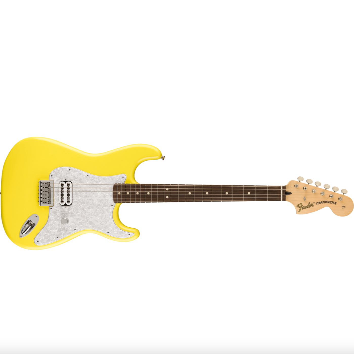 Fender Limited Edition Tom Delonge Stratocaster, Graffiti Yellow